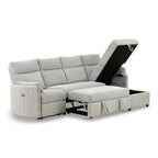Chamberlain 3-Piece Power Reclining Sectional with Pullout Bed - Set