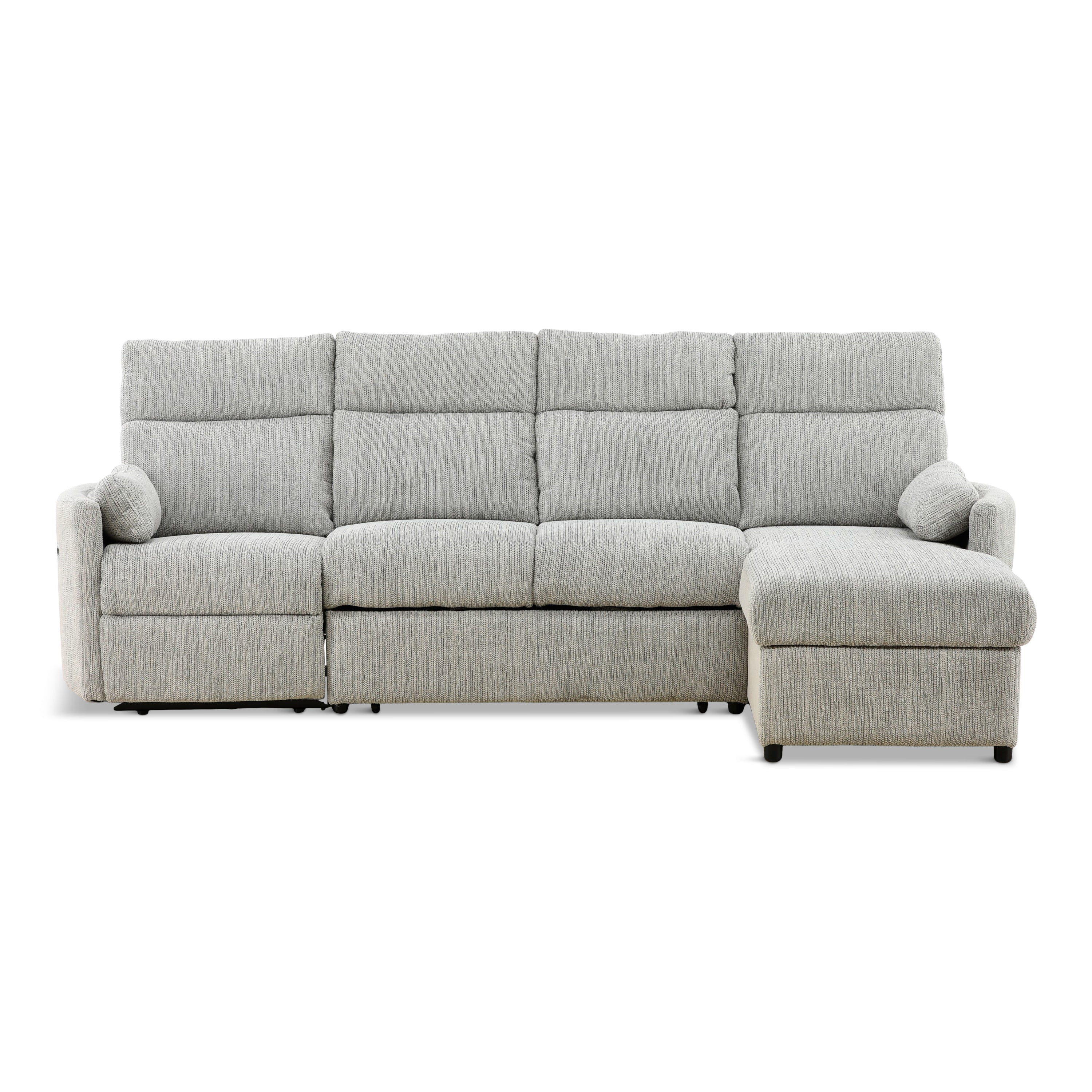 Chamberlain 3-Piece Power Reclining Sectional with Pullout Bed - Set