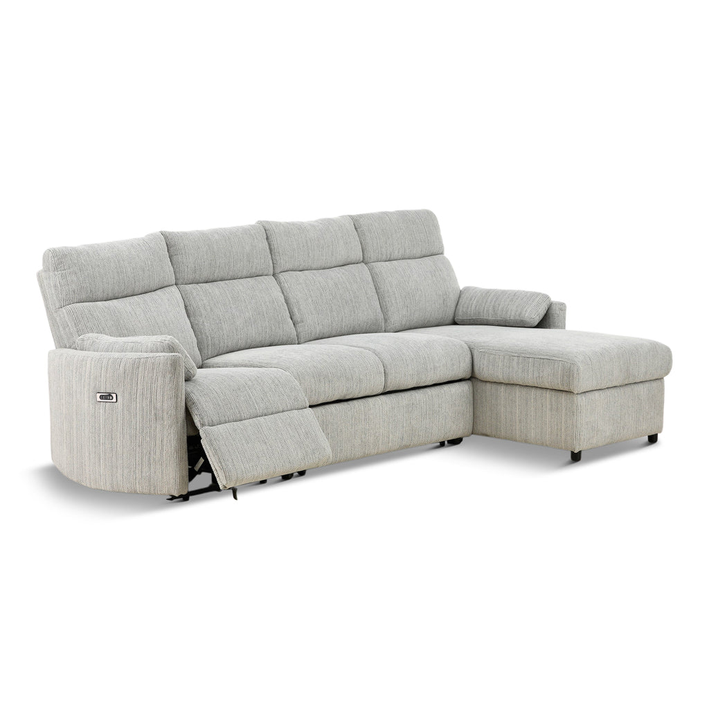 Chamberlain 3-Piece Power Reclining Sectional with Pullout Bed - Set