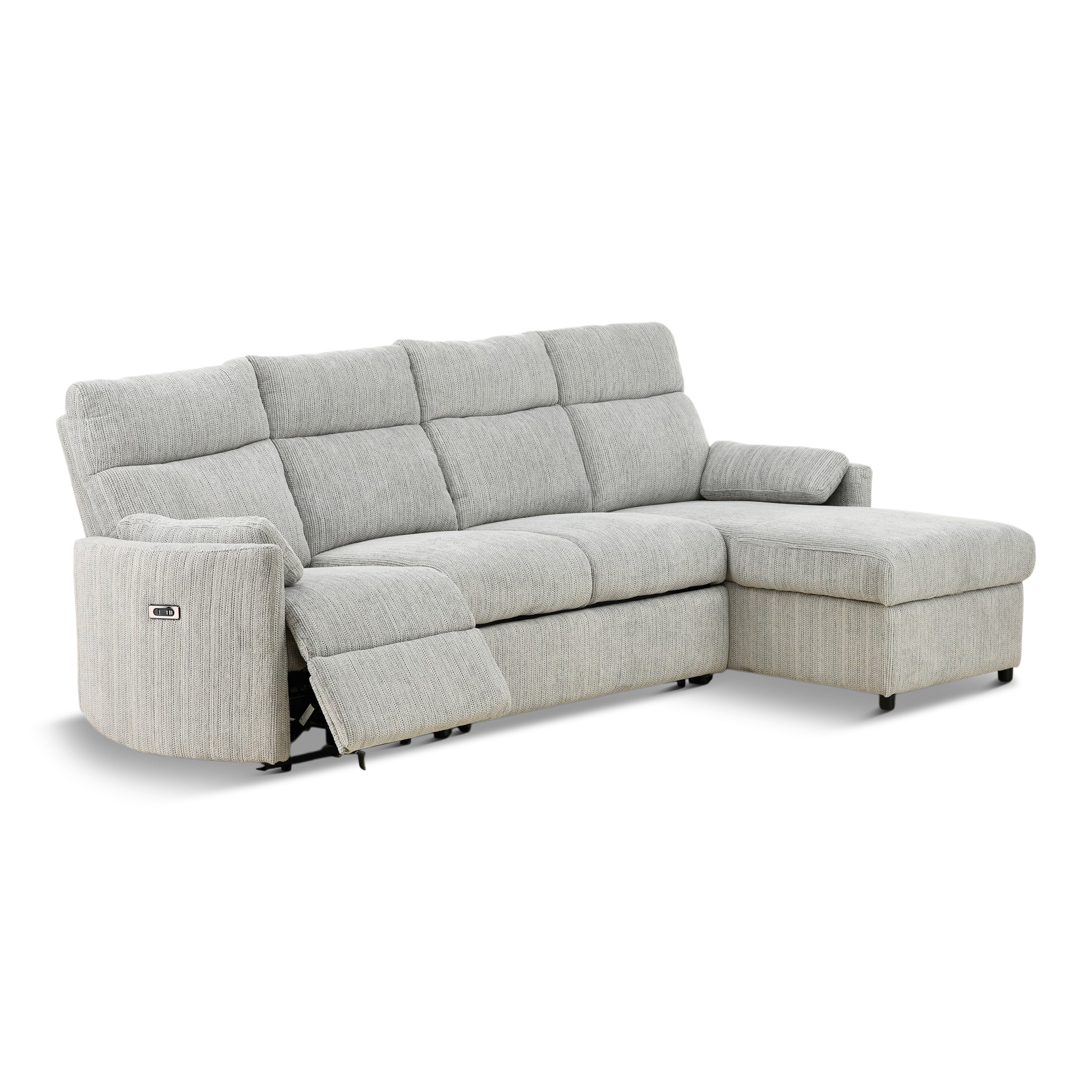 Chamberlain 3-Piece Power Reclining Sectional with Pullout Bed - Set