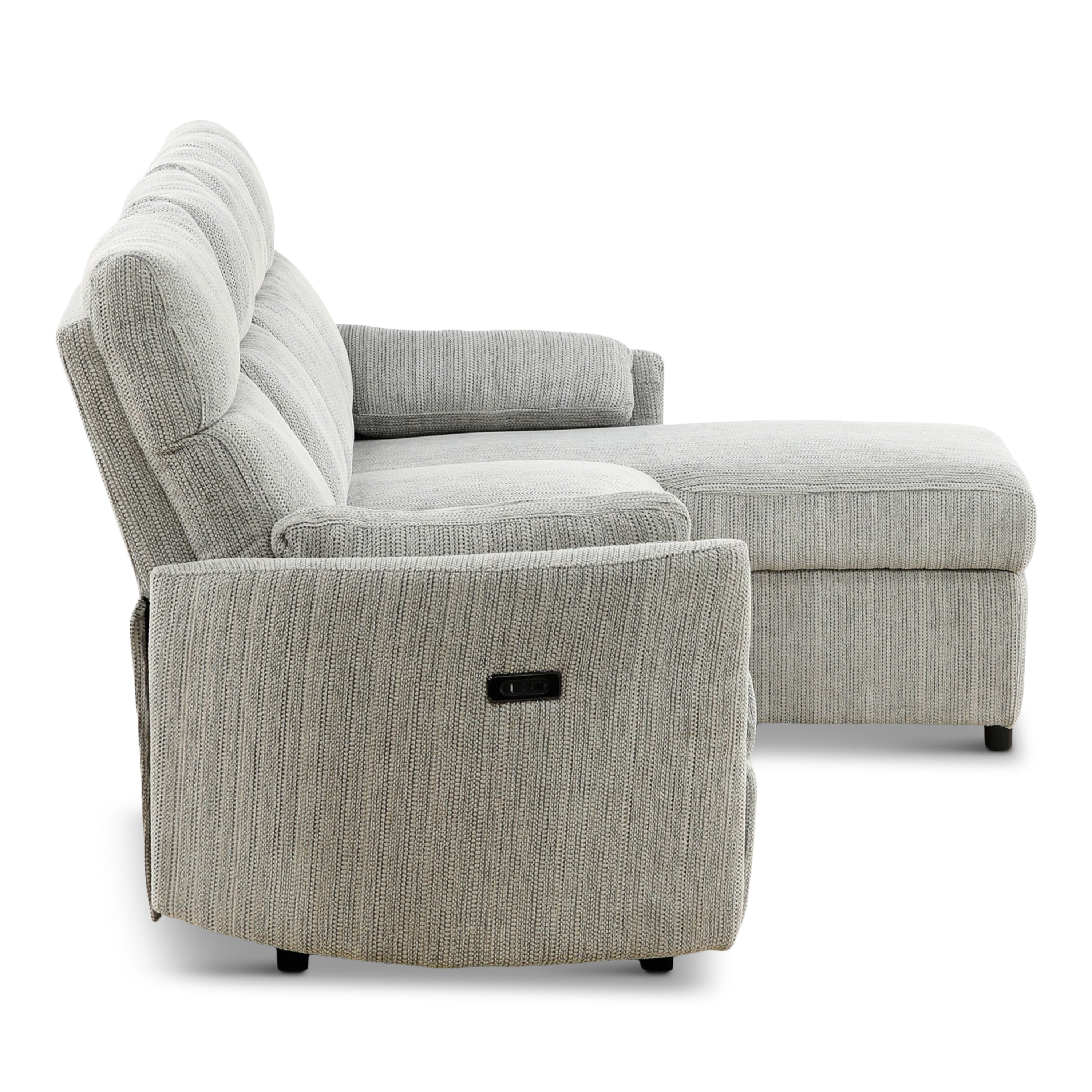 Chamberlain 3-Piece Power Reclining Sectional with Pullout Bed - Set