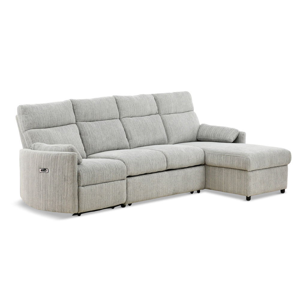 Chamberlain 3-Piece Power Reclining Sectional with Pullout Bed - Set