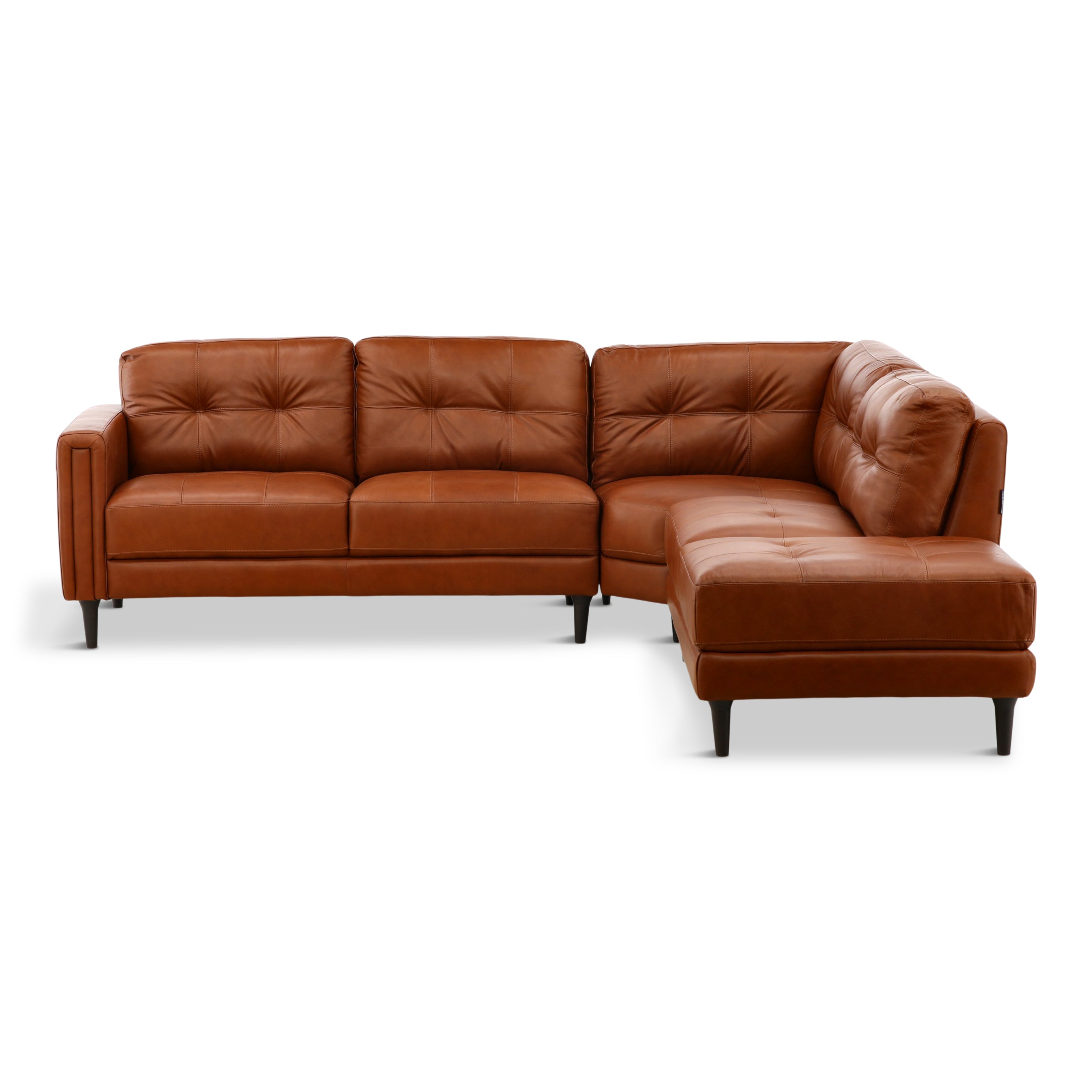 Alaric 3-Piece Leather Sectional - Set