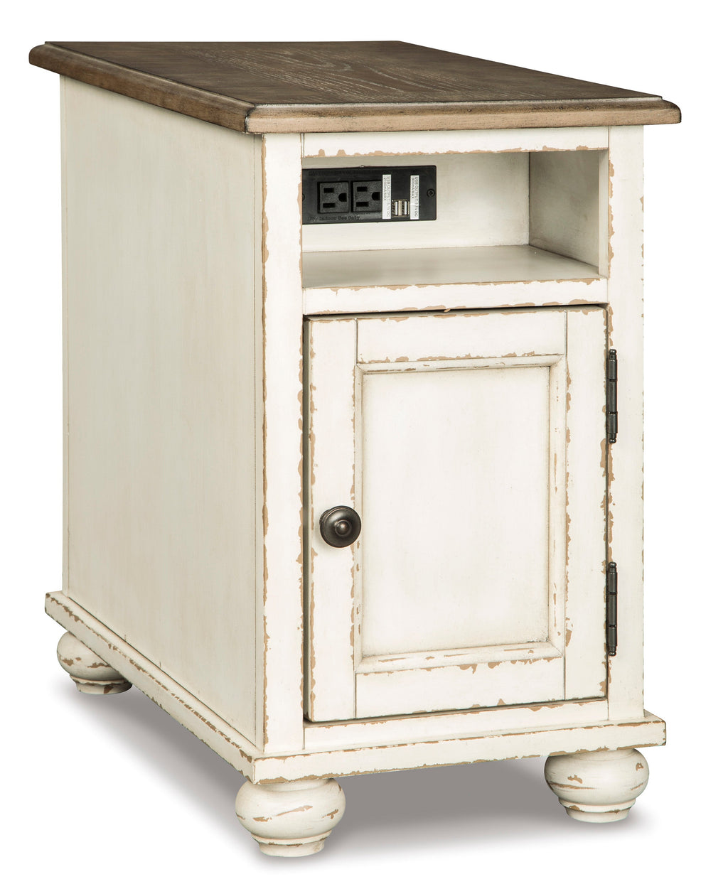 Realyn Chairside End Table with Cubby - Indoor