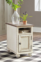 Realyn Chairside End Table with Cubby - Indoor