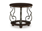 Frallyn Round End Table - Indoor