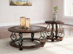 Frallyn Round End Table - Indoor