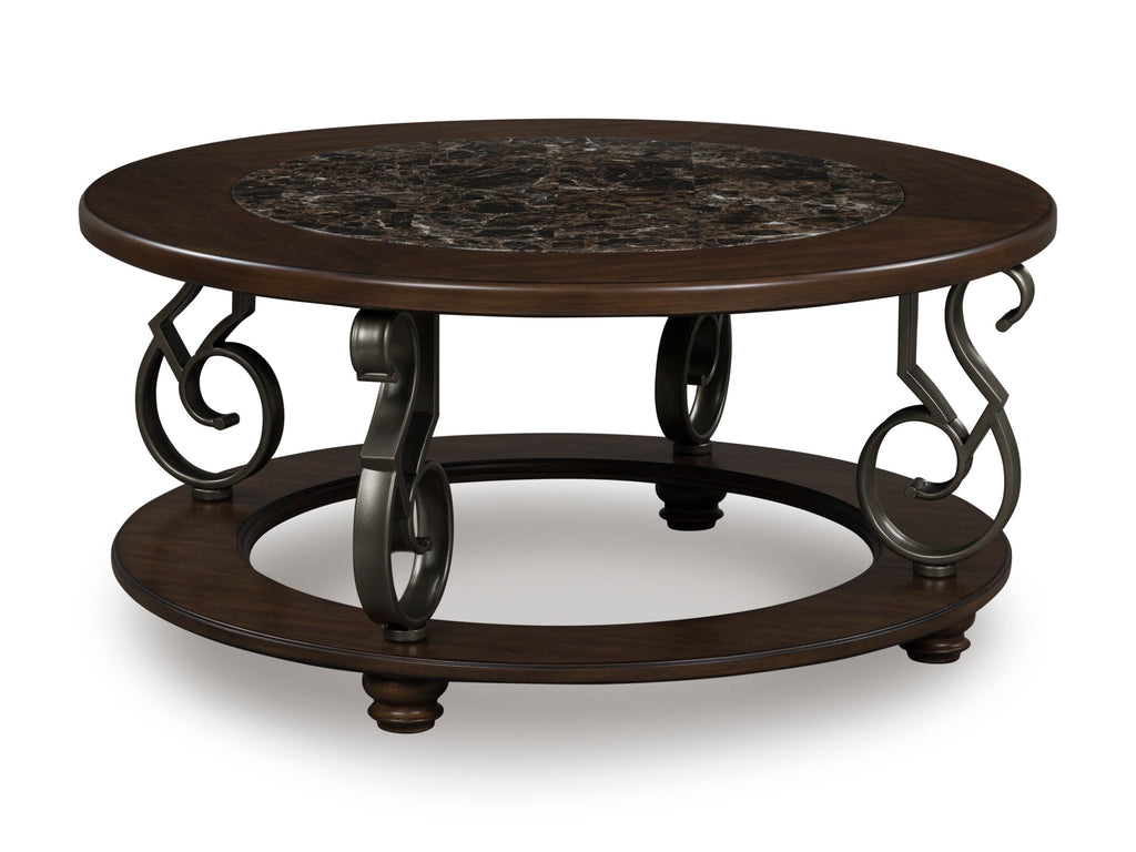 Frallyn Round Coffee Table - Indoor