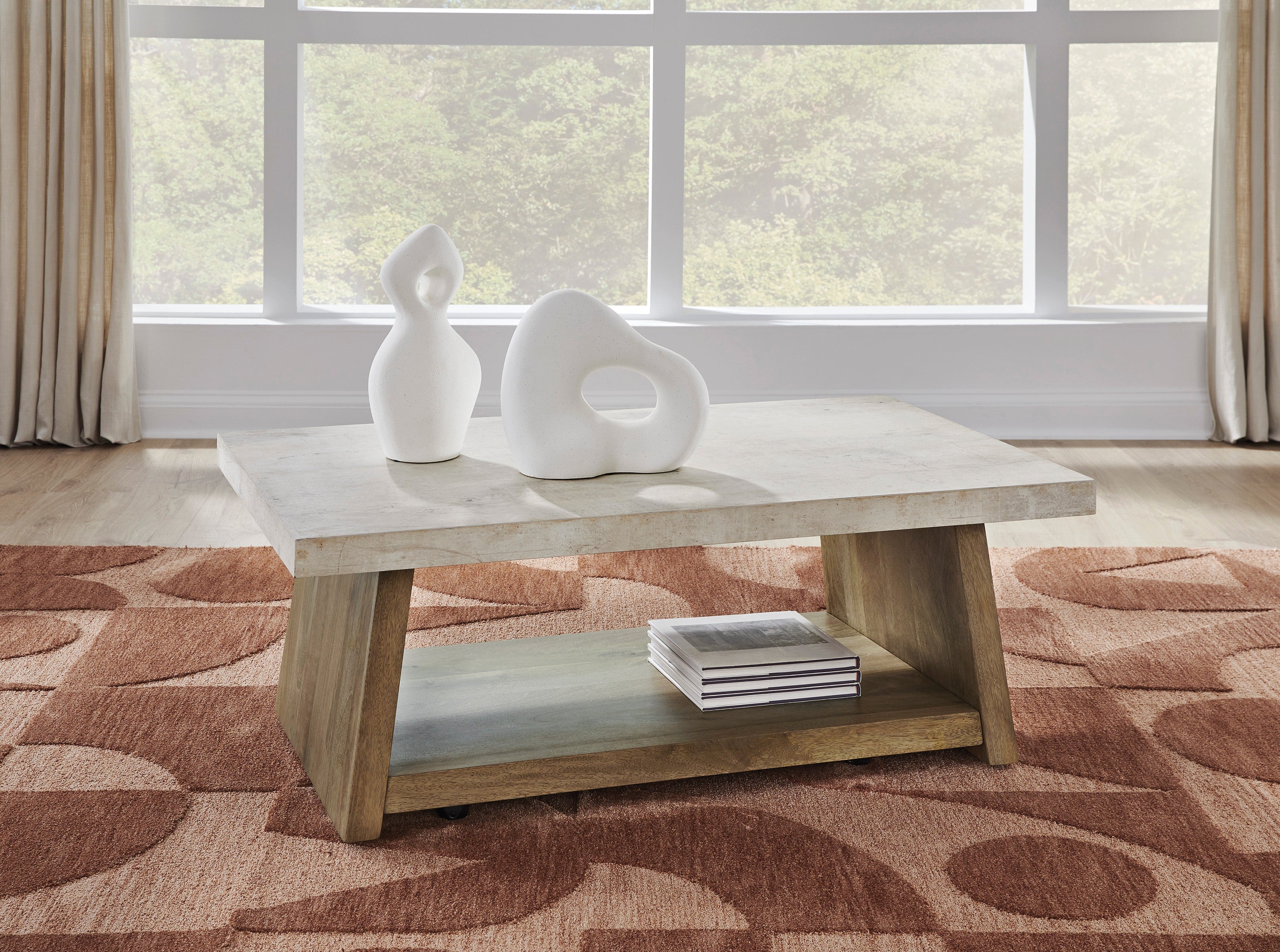 Brendalhouse Rectangular Coffee Table - Indoor