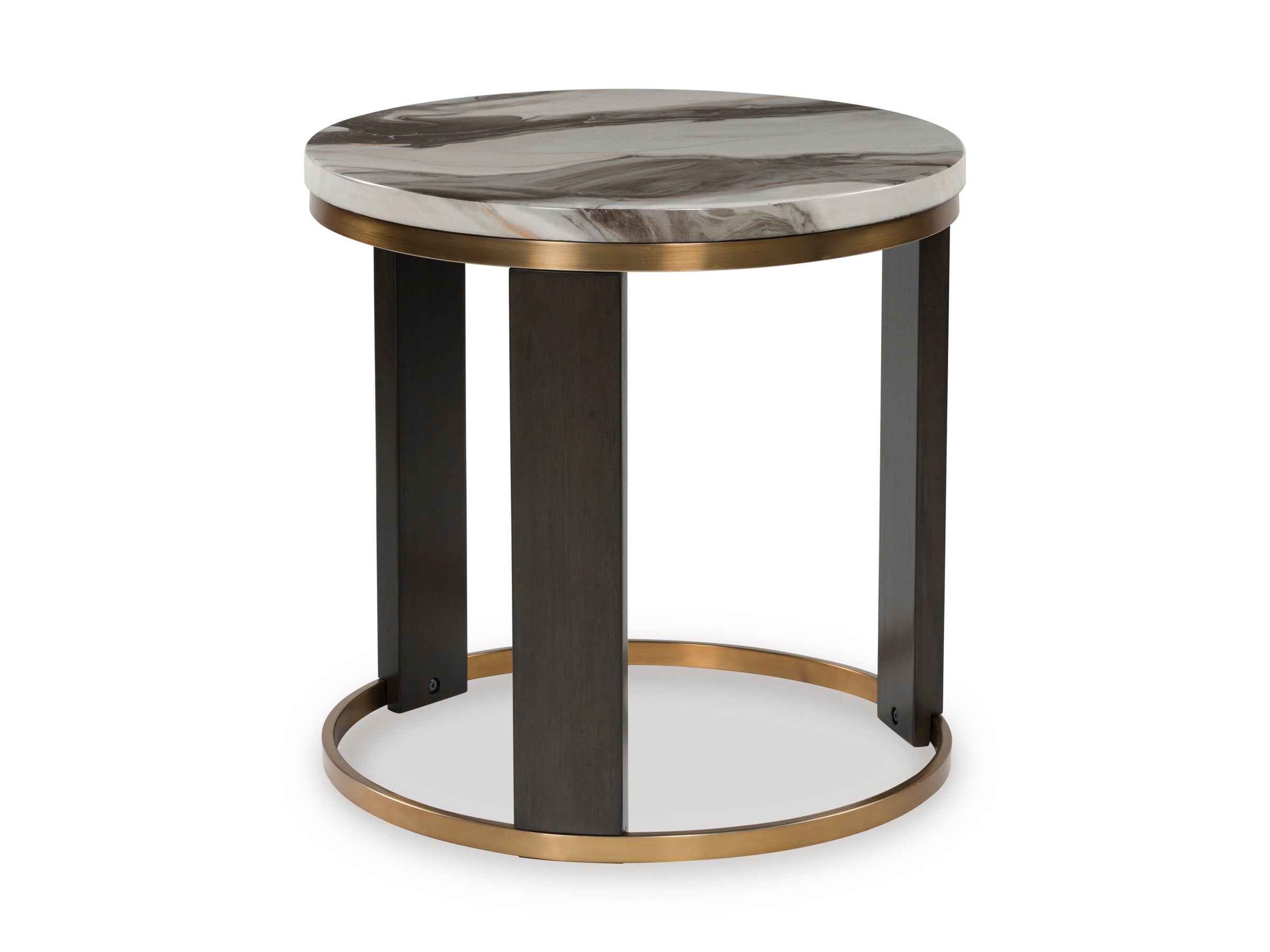 Jazmore Round End Table - Indoor