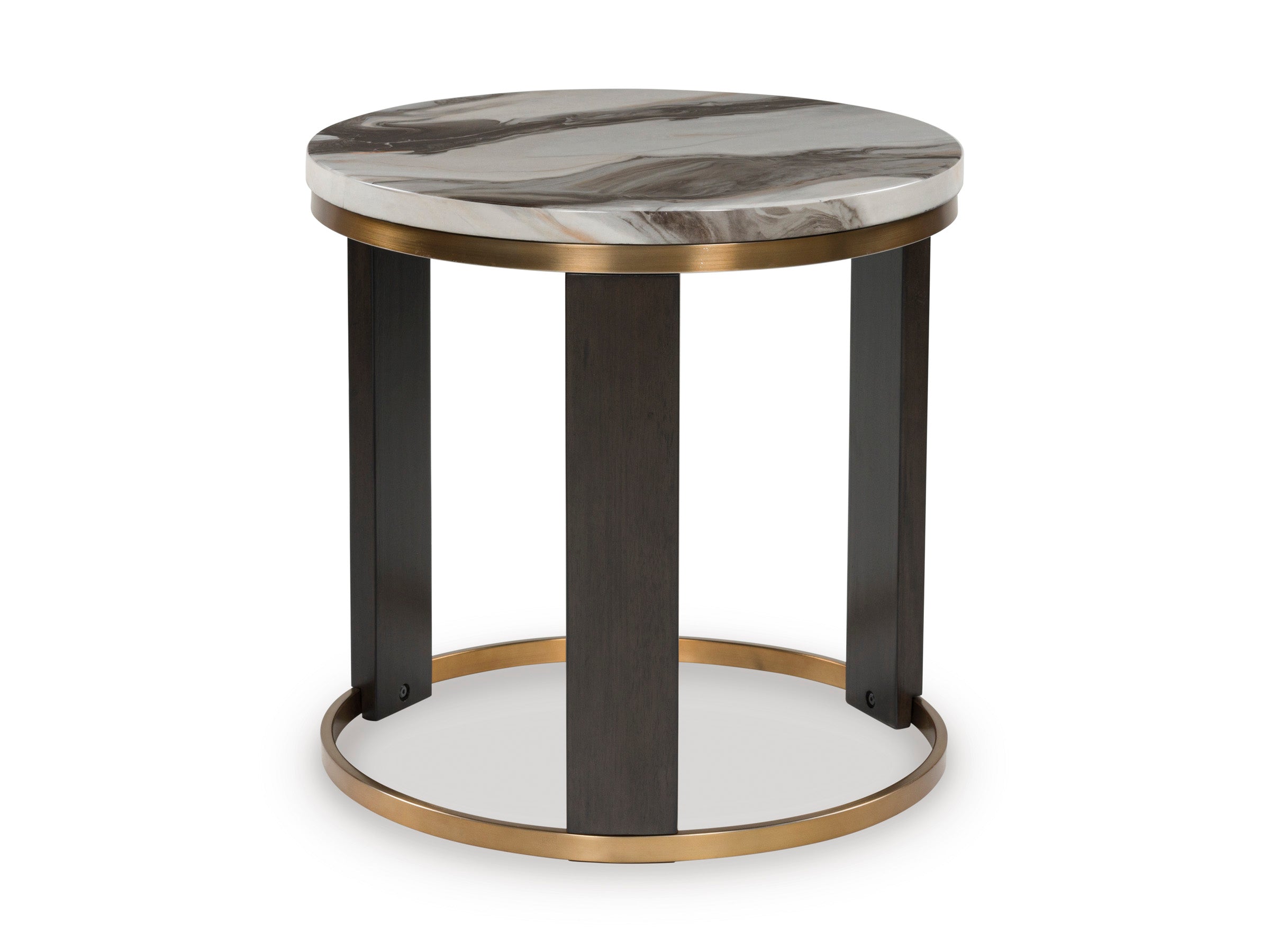 Jazmore Round End Table - Indoor