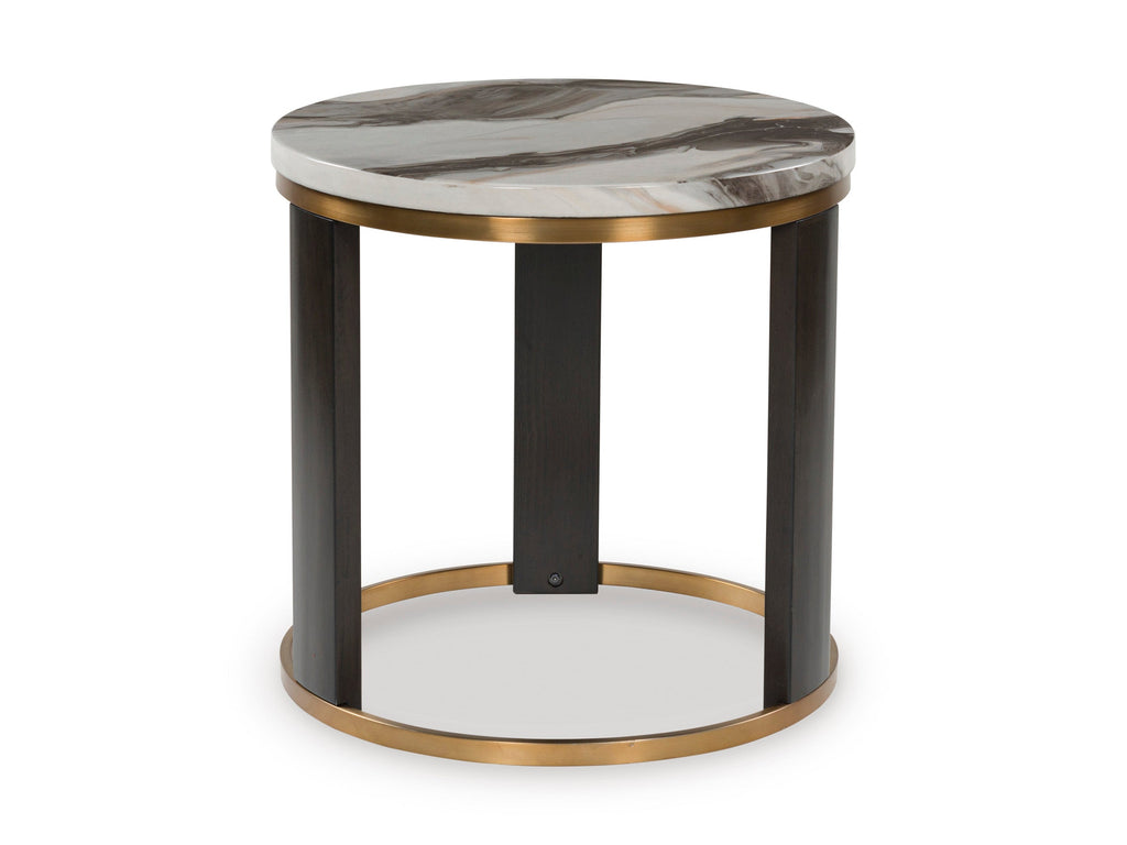 Jazmore Round End Table - Indoor