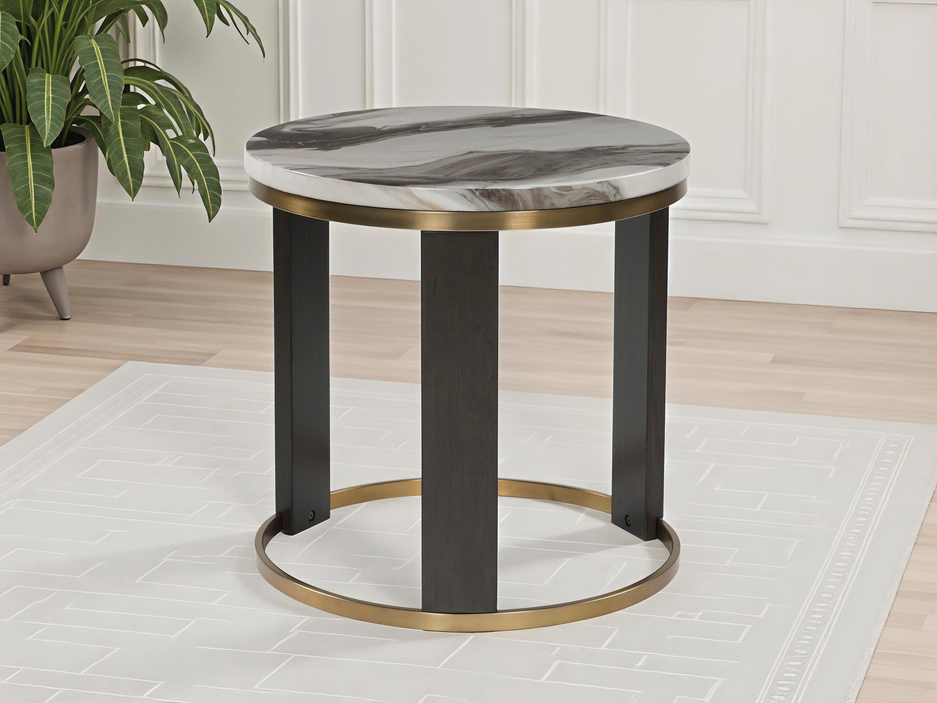 Jazmore Round End Table - Indoor