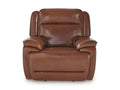 Healy Pier Leather Power Recliner - Reclining