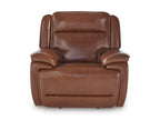Healy Pier Leather Power Recliner - Reclining