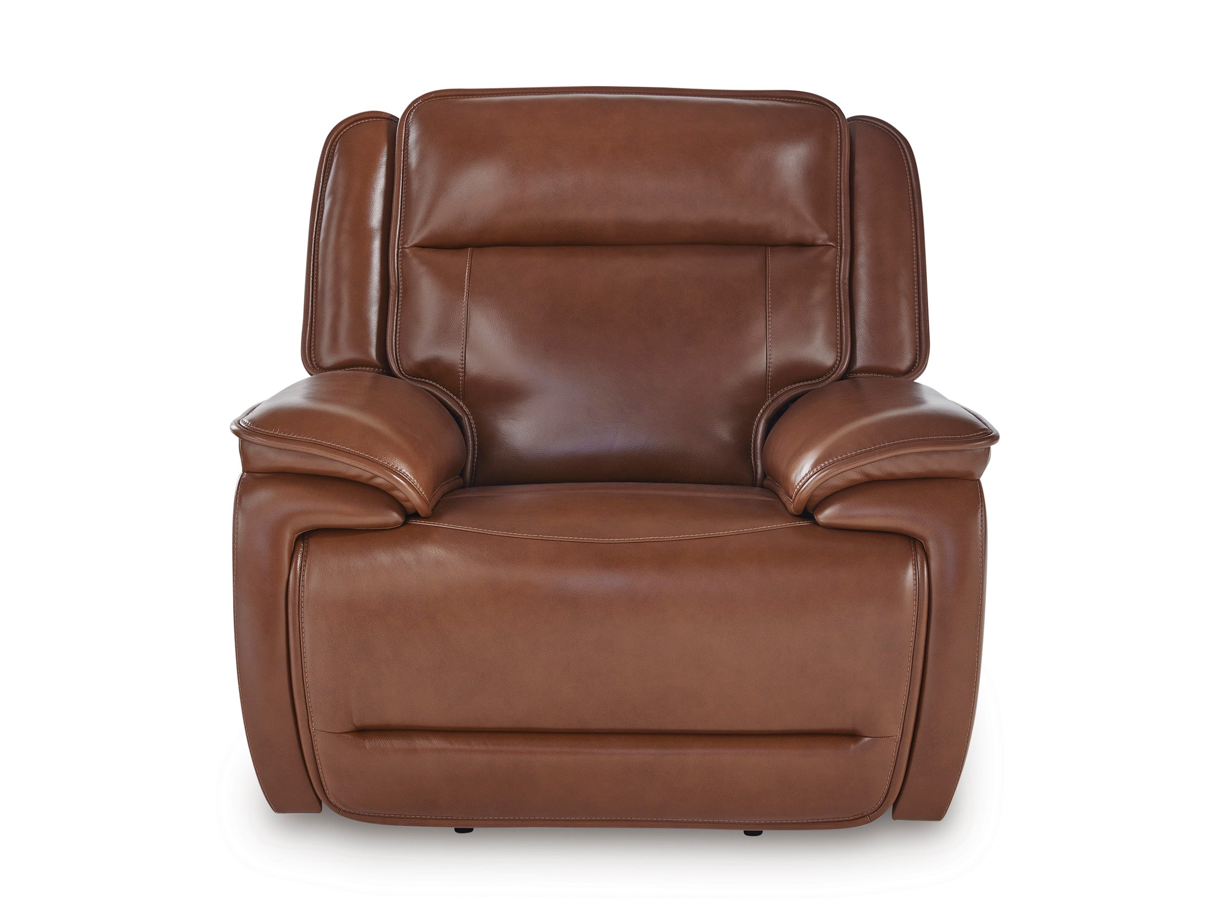 Healy Pier Leather Power Recliner - Reclining