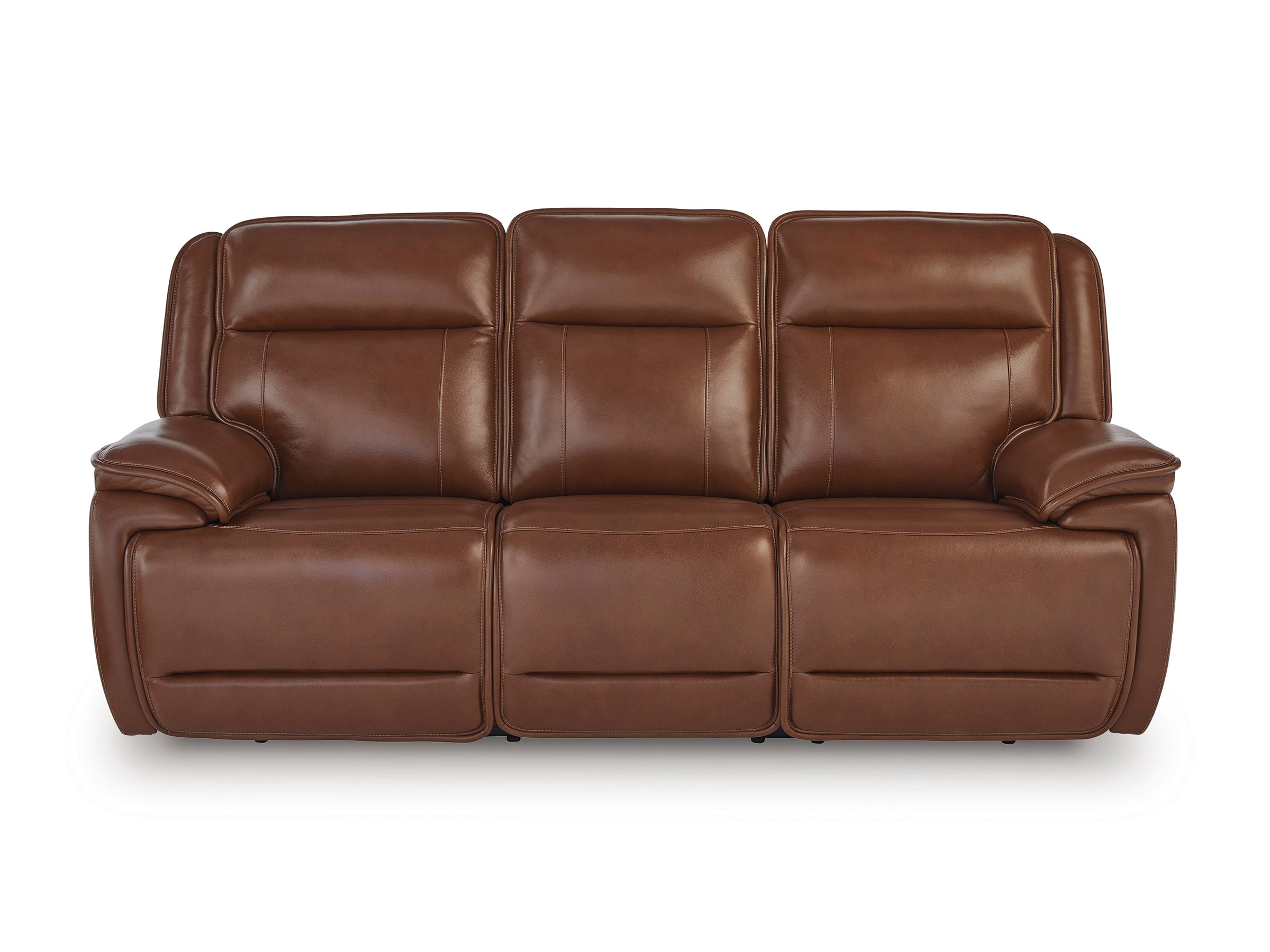 Healy Pier Leather Power Reclining Sofa - Indoor