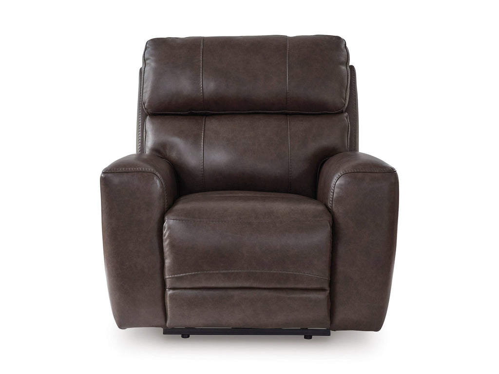 Beadel Leather Power Recliner - Reclining