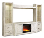 Bellaby 4-Piece Entertainment Center with Fireplace - Set
