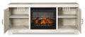 Bellaby 63 TV Stand with Electric Log Fireplace - Indoor