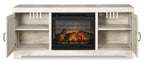 Bellaby 63 TV Stand with Electric Log Fireplace - Indoor