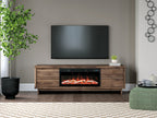 Zadilyn 72 TV Stand with Electric Fireplace - Indoor