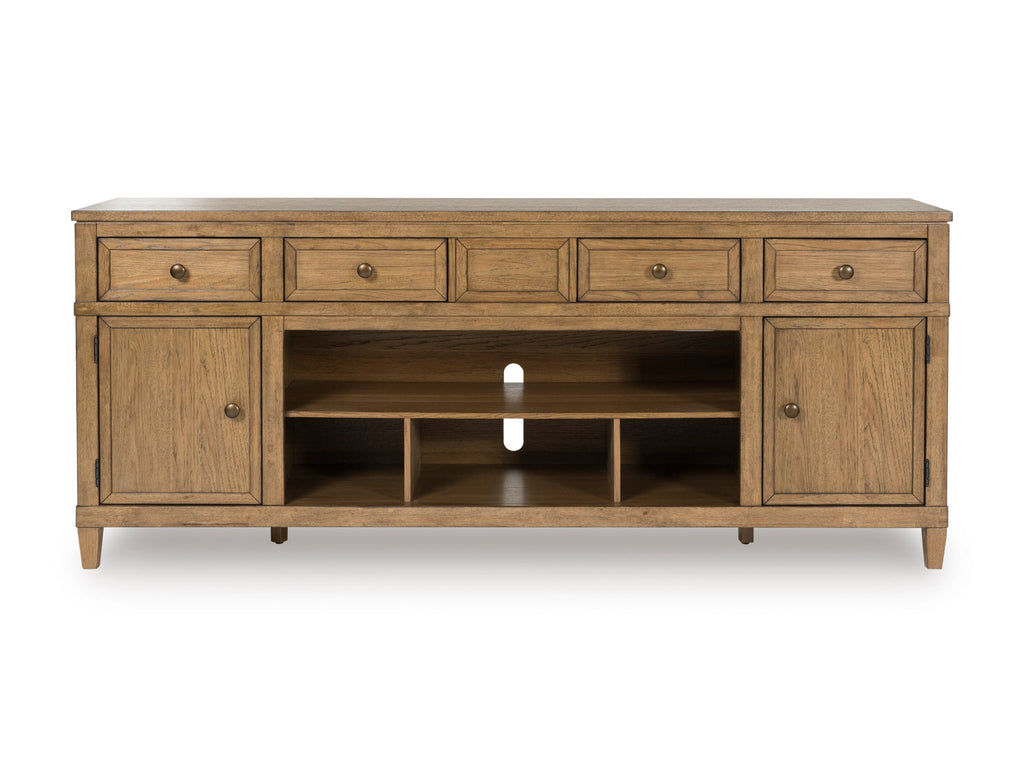 Sharlance XL TV Stand with Fireplace Option - Indoor