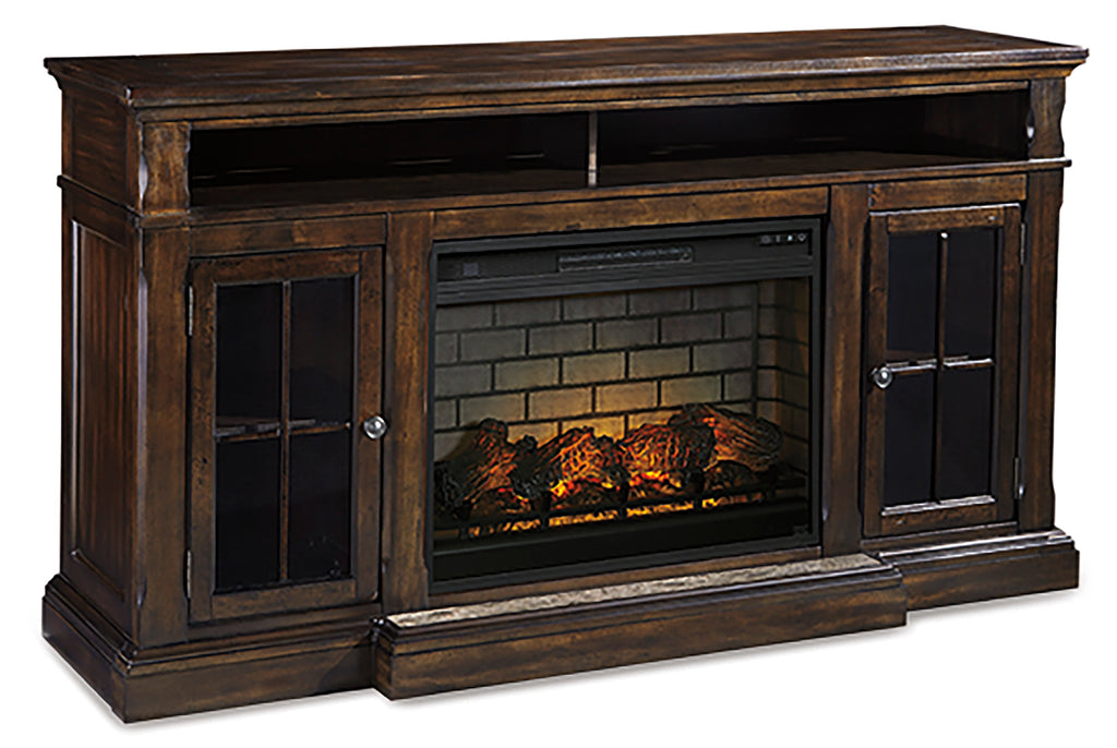 Roddinton 72 TV Stand with Electric Fireplace - Indoor