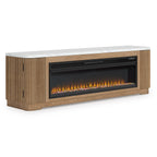 Camdill 80 TV Stand with Electric Fireplace - Indoor