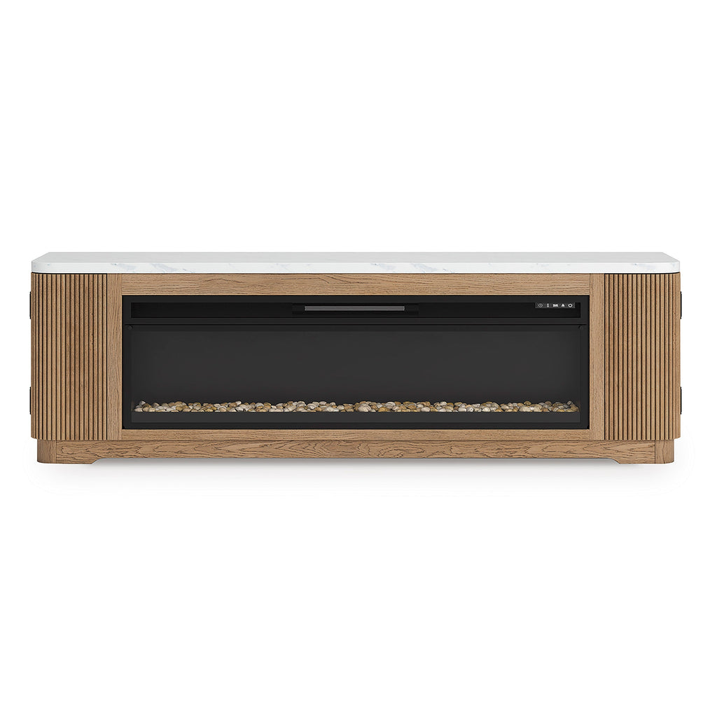 Camdill 80 TV Stand with Electric Fireplace - Indoor