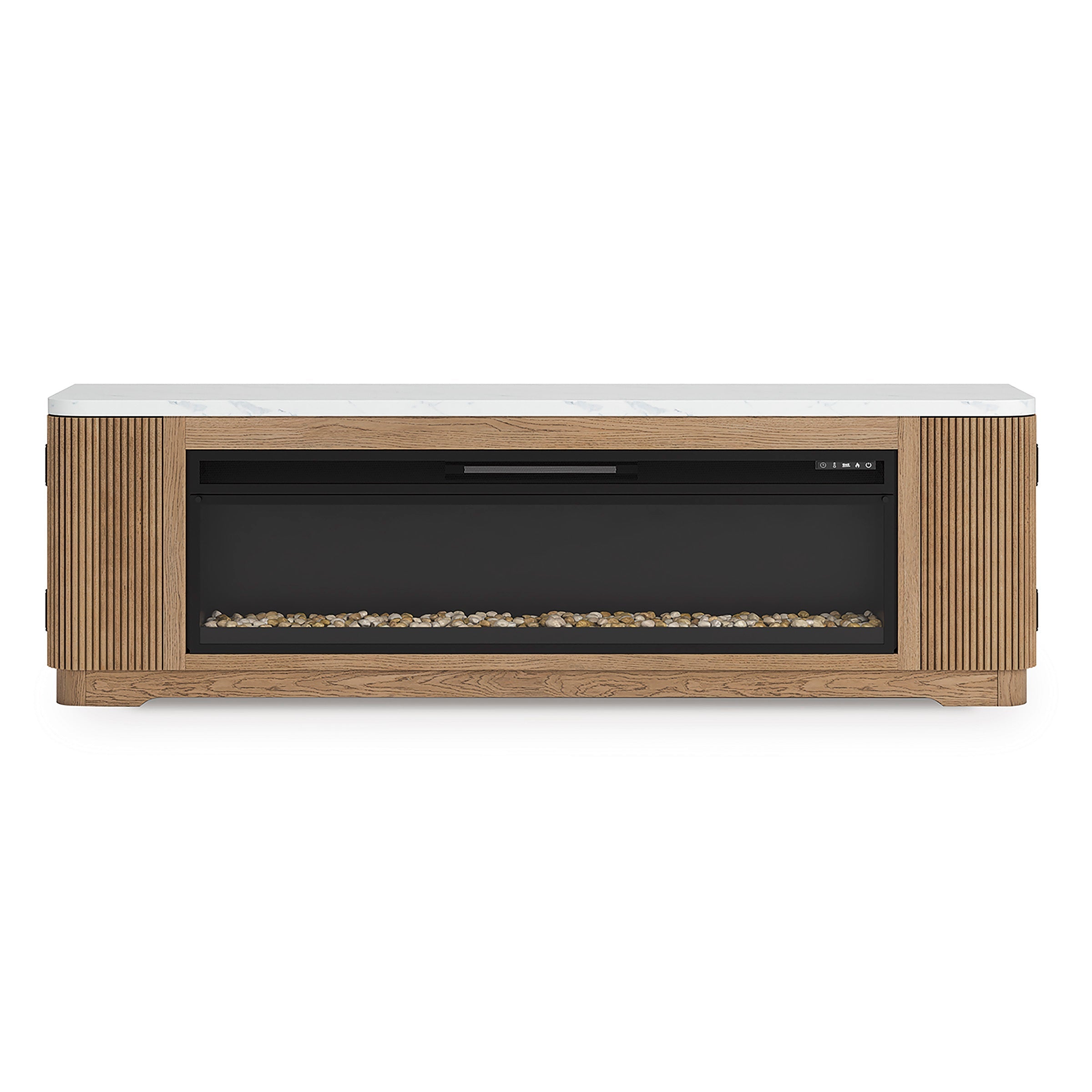 Camdill 80 TV Stand with Electric Fireplace - Indoor