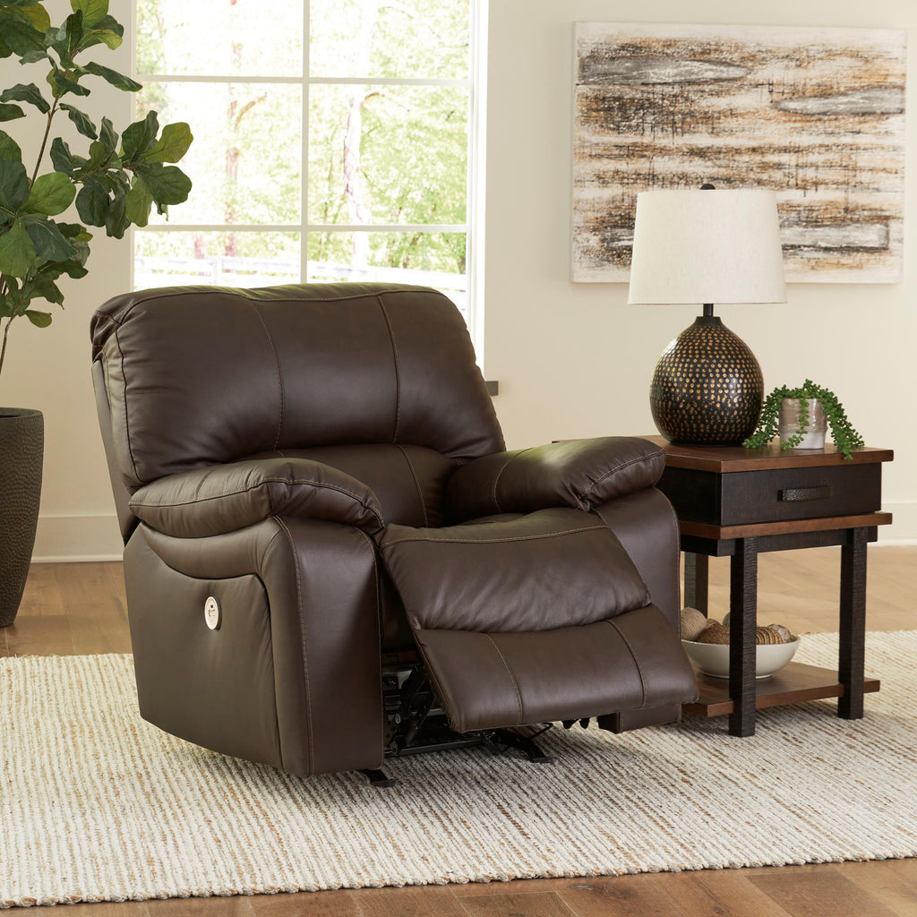 Leesworth Power Leather Rocker Recliner