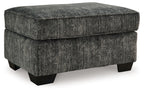 Lonoke Ottoman - Gunmetal