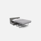 Modular One Armless Full Memory Foam Sleeper Sofa - Fabric