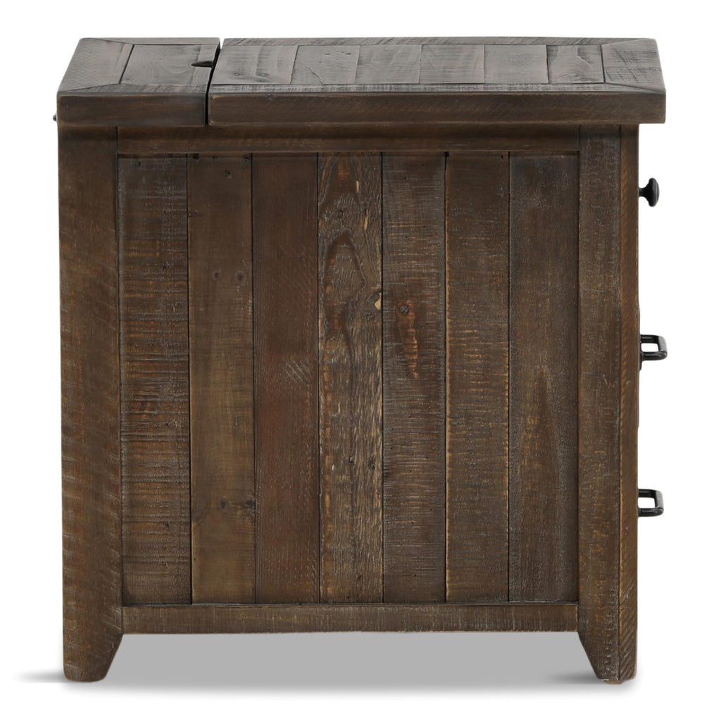 Beckett Chairside Table with Power - End Table