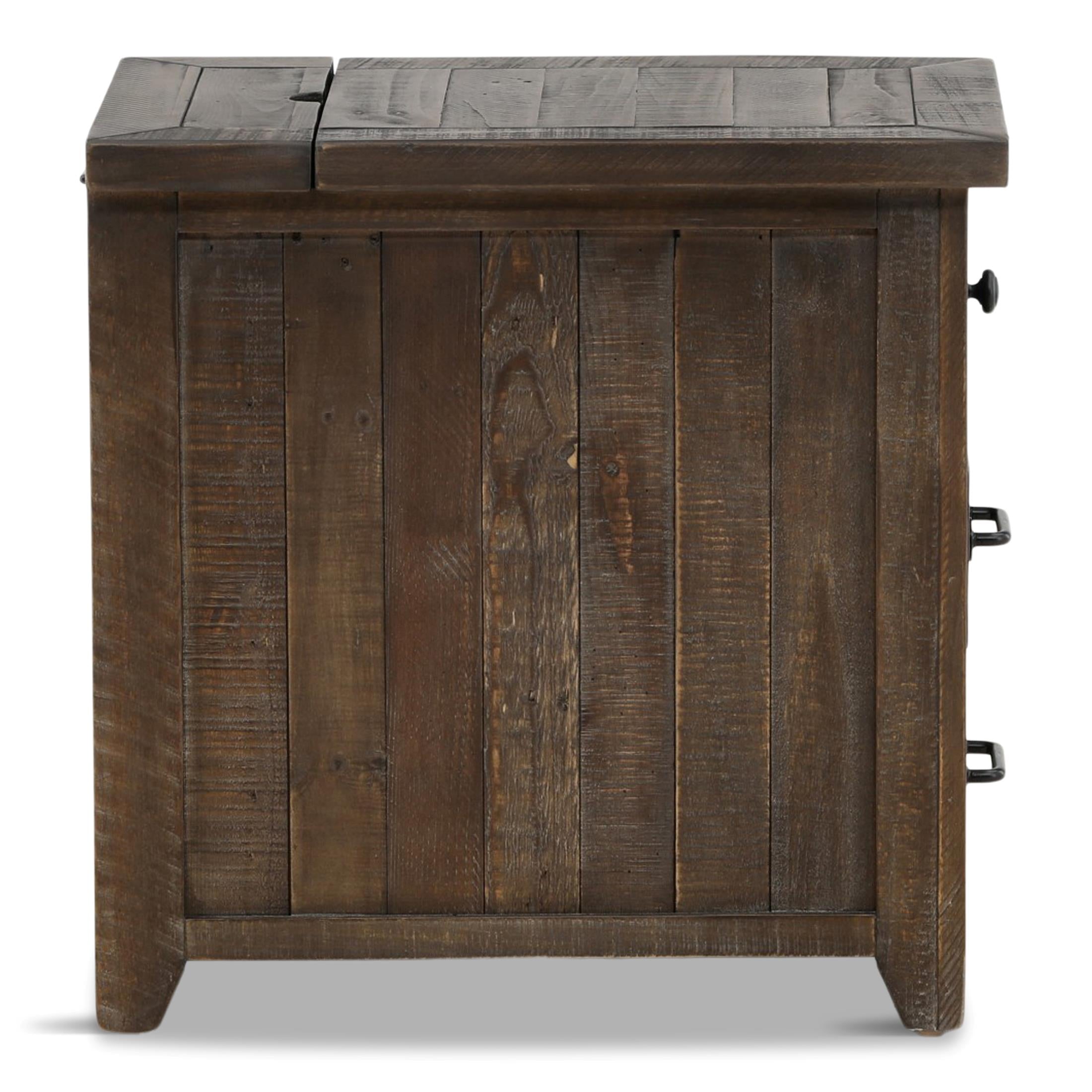 Beckett Chairside Table with Power - End Table