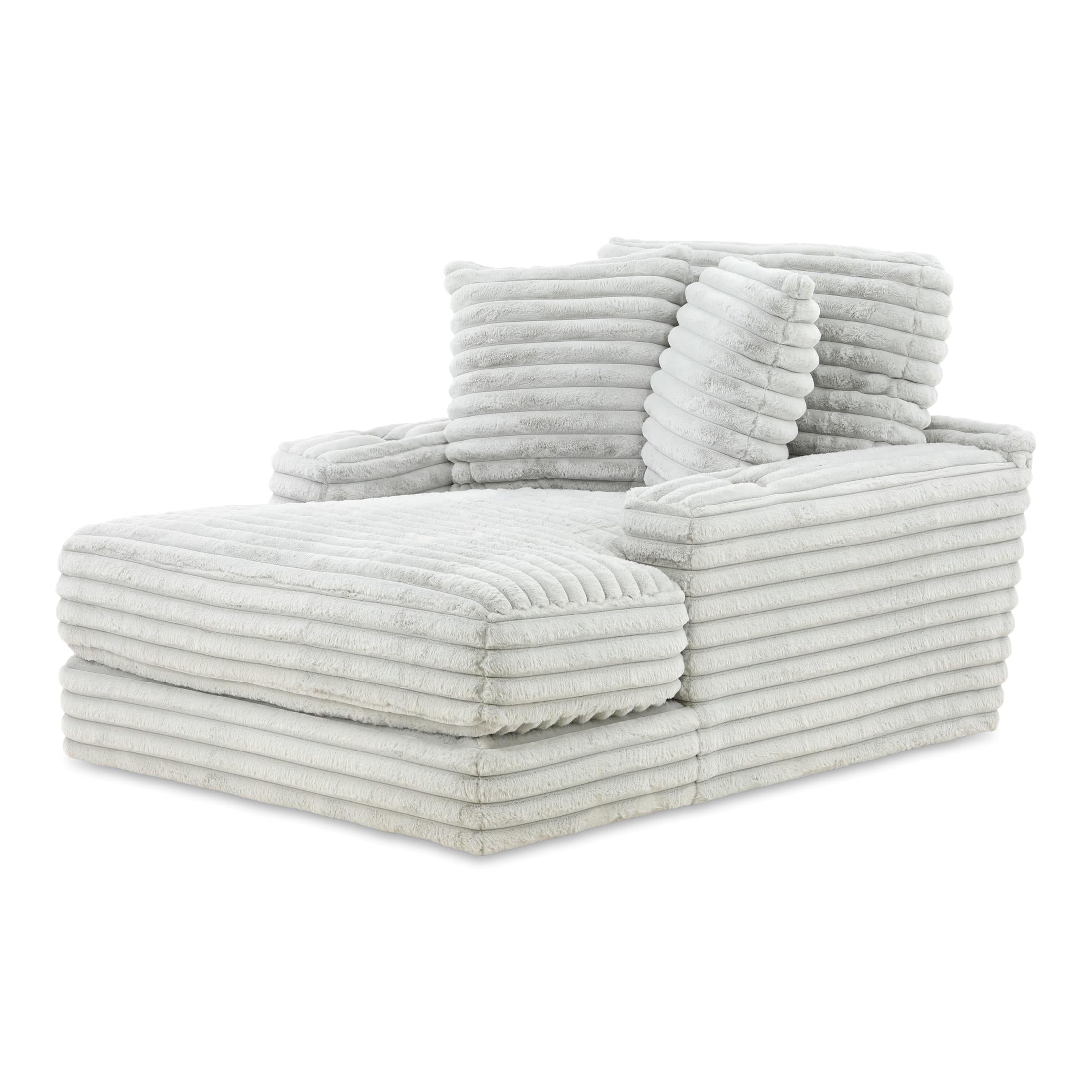 Cuddle King Oversized Chaise - Fabric