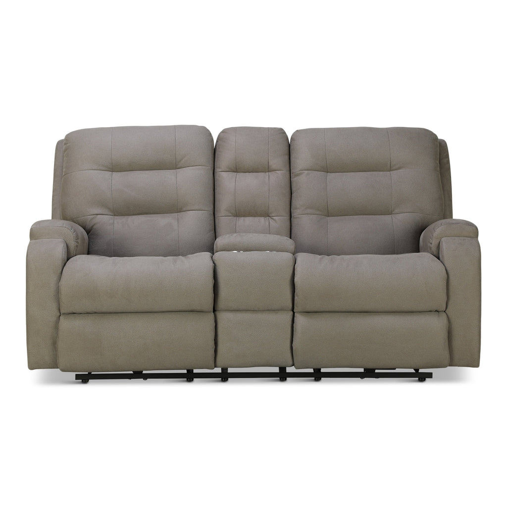 Darby Power Reclining Loveseat with Console - Fabric