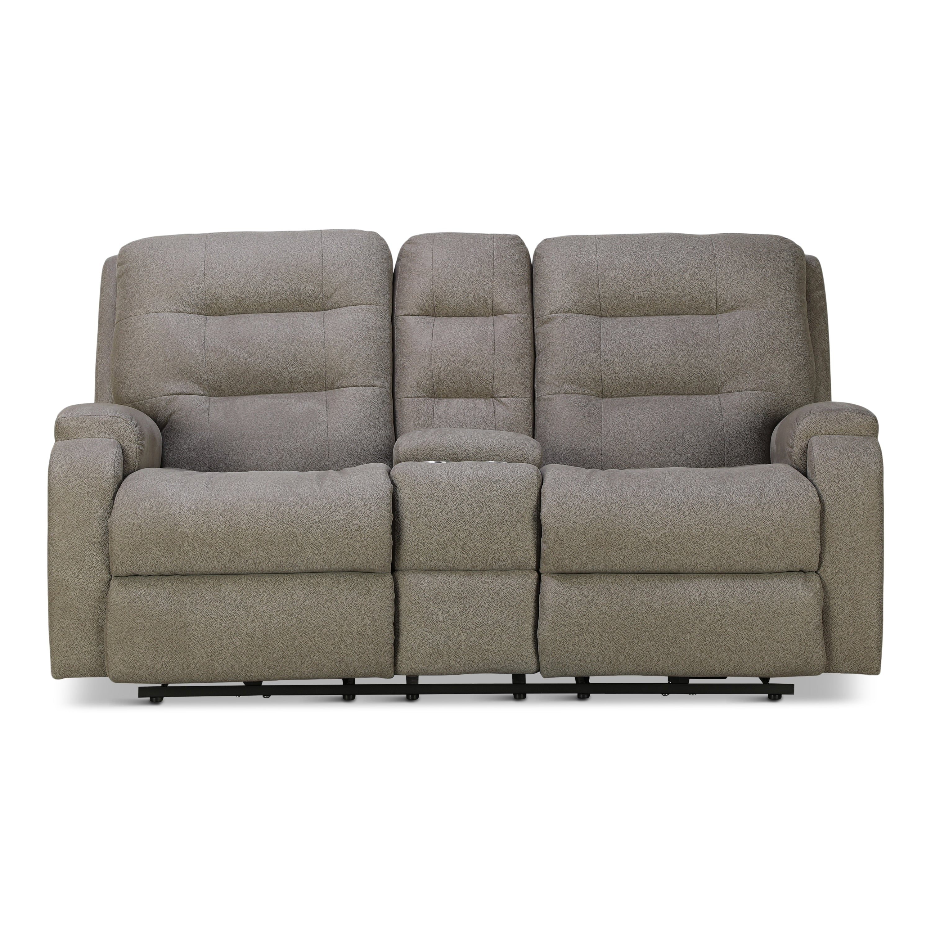 Darby Power Reclining Loveseat with Console - Fabric