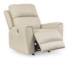 Dahlmoore Leather Power Rocker Recliner - Fabric