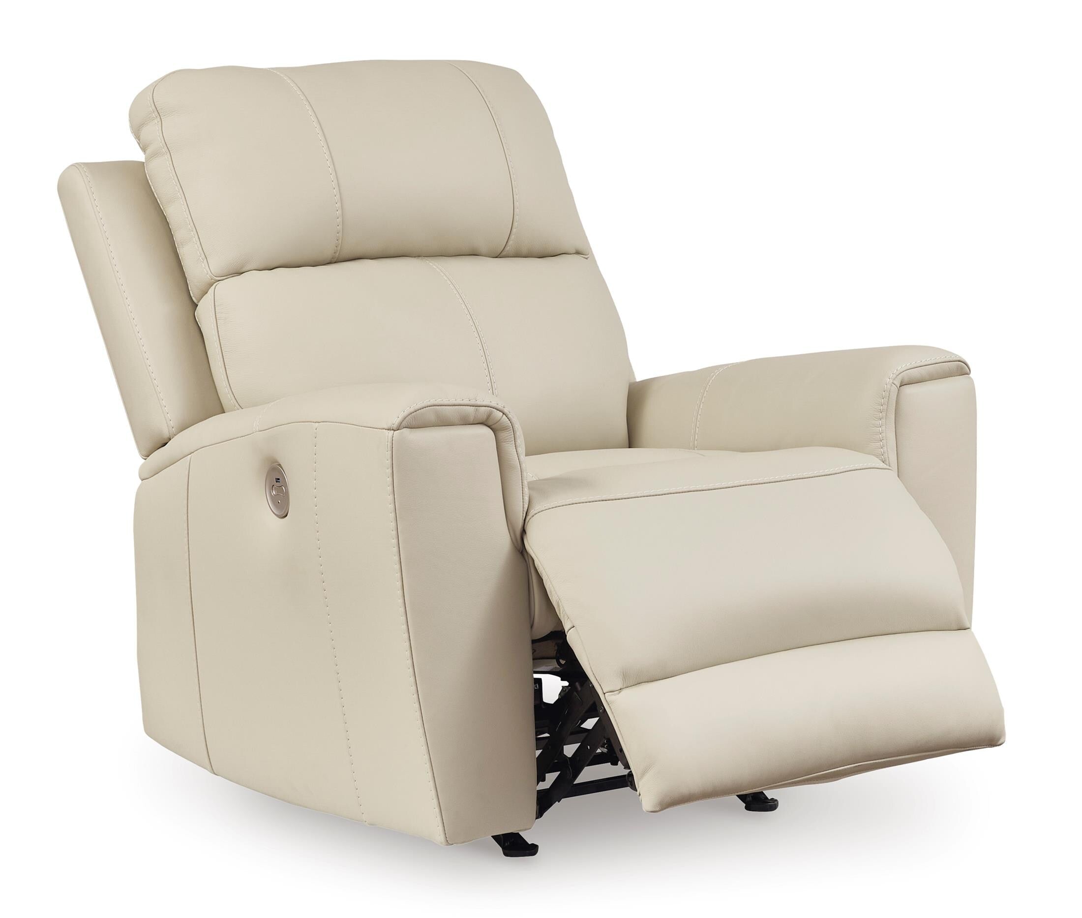 Dahlmoore Leather Power Rocker Recliner - Fabric