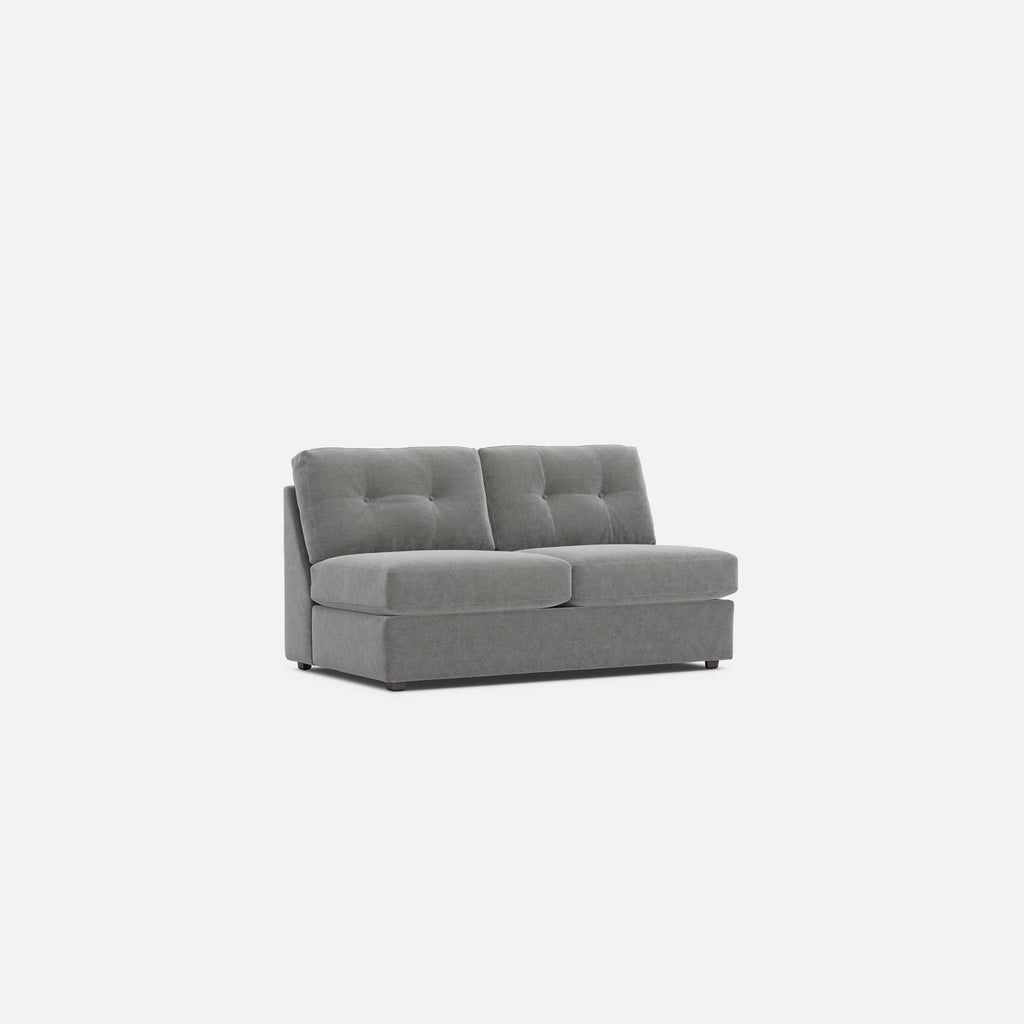 Modular One Armless Full Innerspring Sleeper Sofa - Fabric