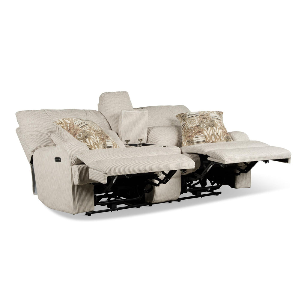 Conway Power Loveseat with Console - Fabric