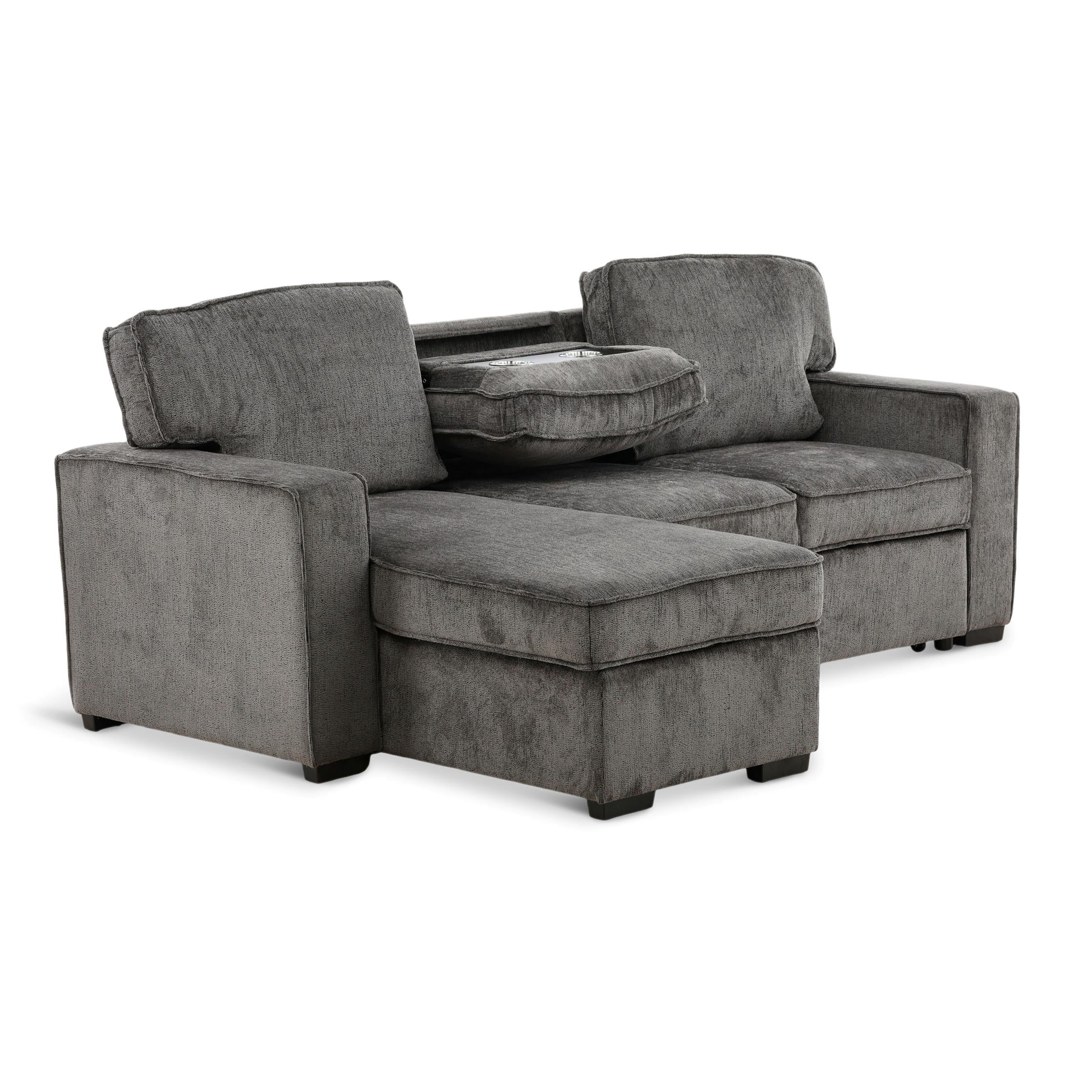 Amir 2-Piece Sectional with Sofa Bed - Set