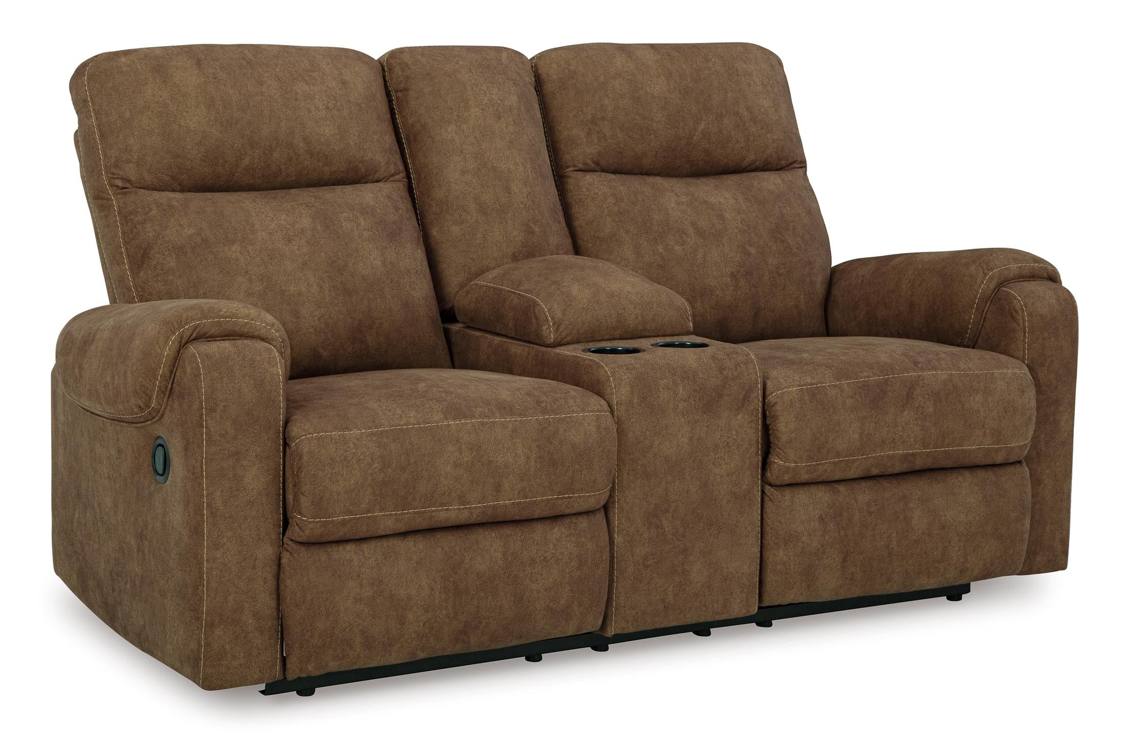 Edenwold Reclining Console Loveseat - Fabric