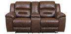 Stoneland Power Reclining Loveseat with Console - Fabric