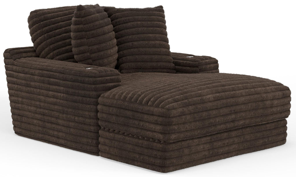 Cuddle King Oversized Chaise - Fabric