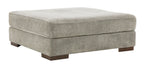 Bayless Oversized Accent Ottoman - Fabric
