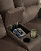 Next-Gen Gaucho Reclining Loveseat with Console - Fabric