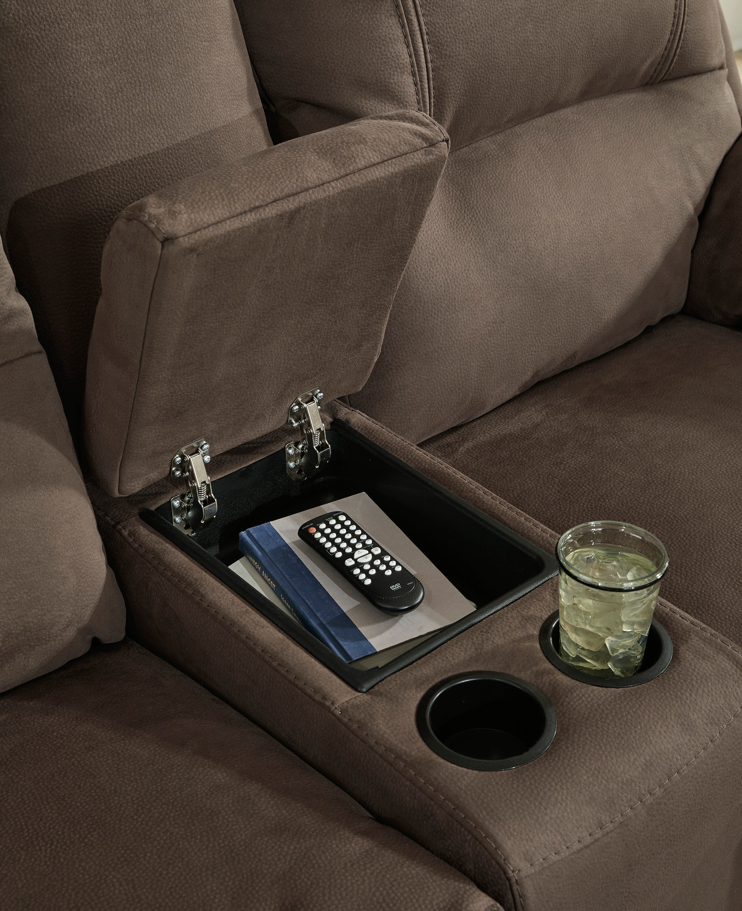 Next-Gen Gaucho Reclining Loveseat with Console - Fabric